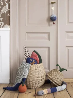 Pear Braided Storage Basket - Large>Ferm Living Discount