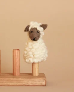 Fluffy Sheep Finger Puppet>Deer Harbour Design Online