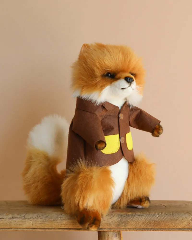 Fox With Brown Jacket Stuffed Animal>Hansa Sale