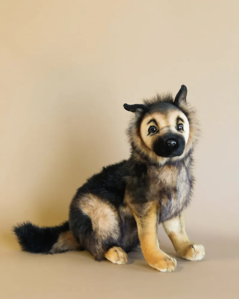 German Shepherd Puppy Dog Stuffed Animal>Hansa Outlet