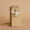 Gold and White Snowy Owl Necklace>Camp Hollow Best
