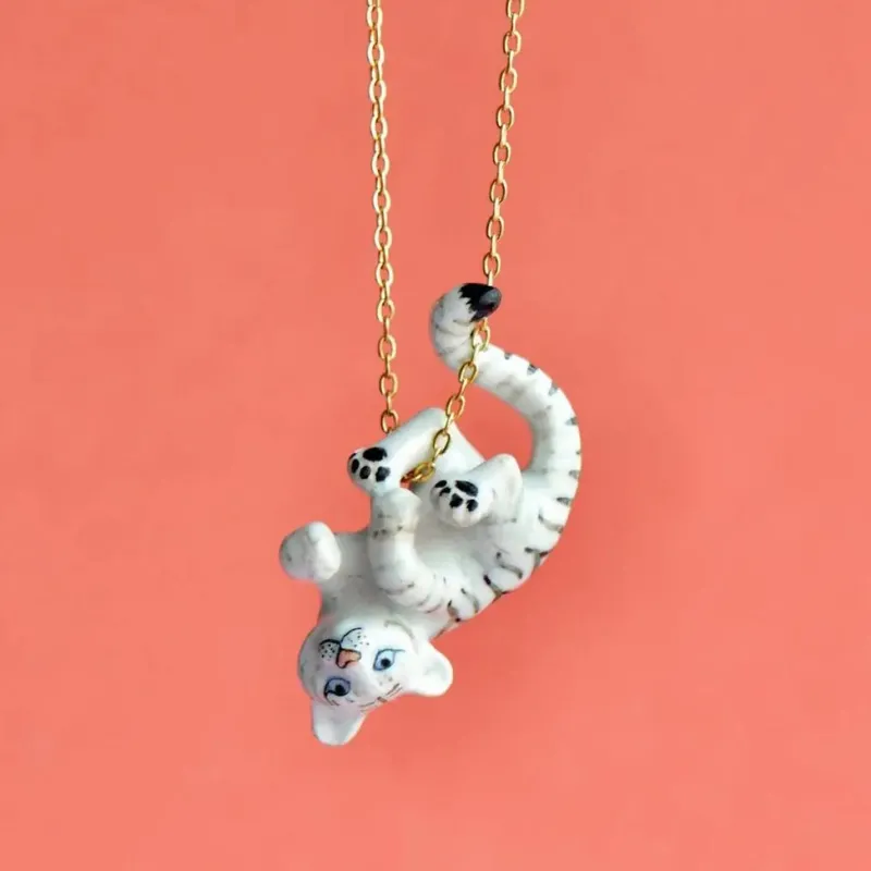 Gold Tiger Necklace>Camp Hollow Fashion