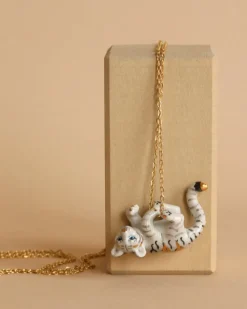 Gold Tiger Necklace>Camp Hollow Fashion