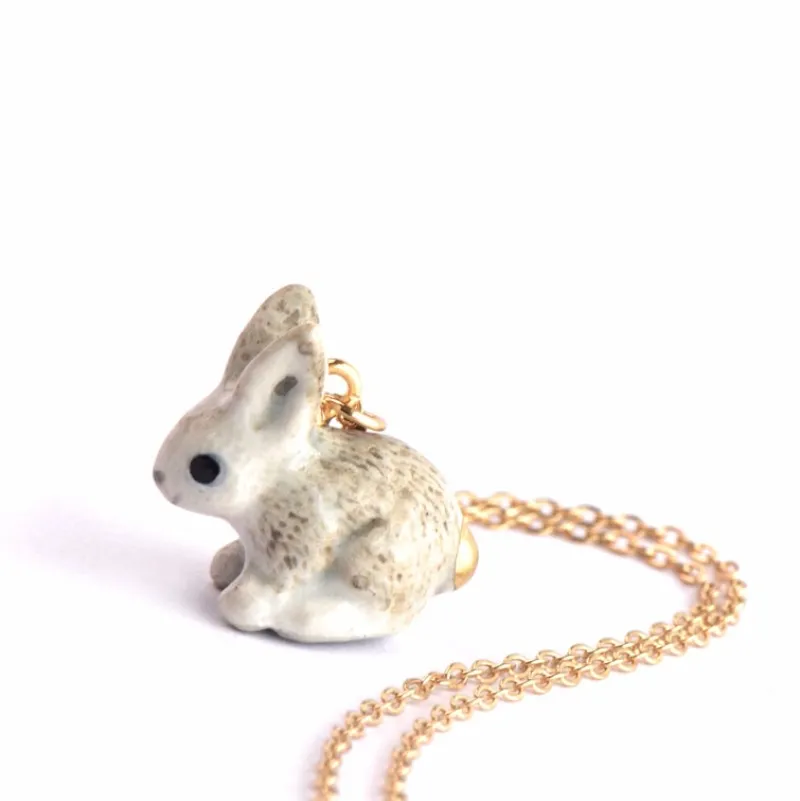 Goldentail Rabbit Necklace>Camp Hollow Online