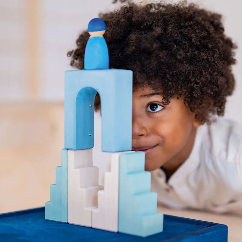 Grimm's Building World Polar Light Block Set>Grimms Best