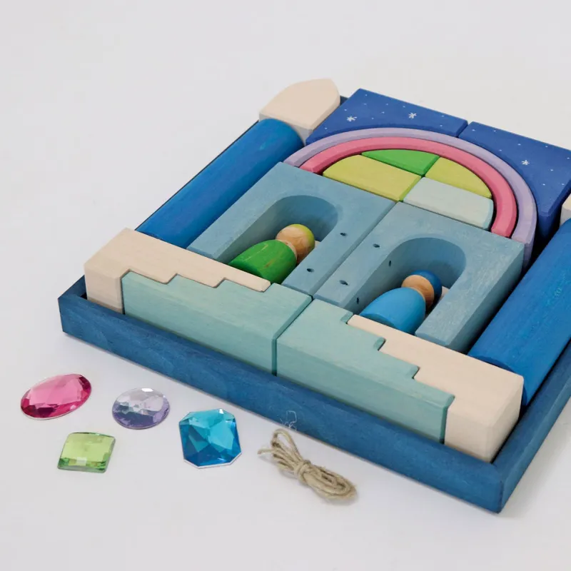 Grimm's Building World Polar Light Block Set>Grimms Best