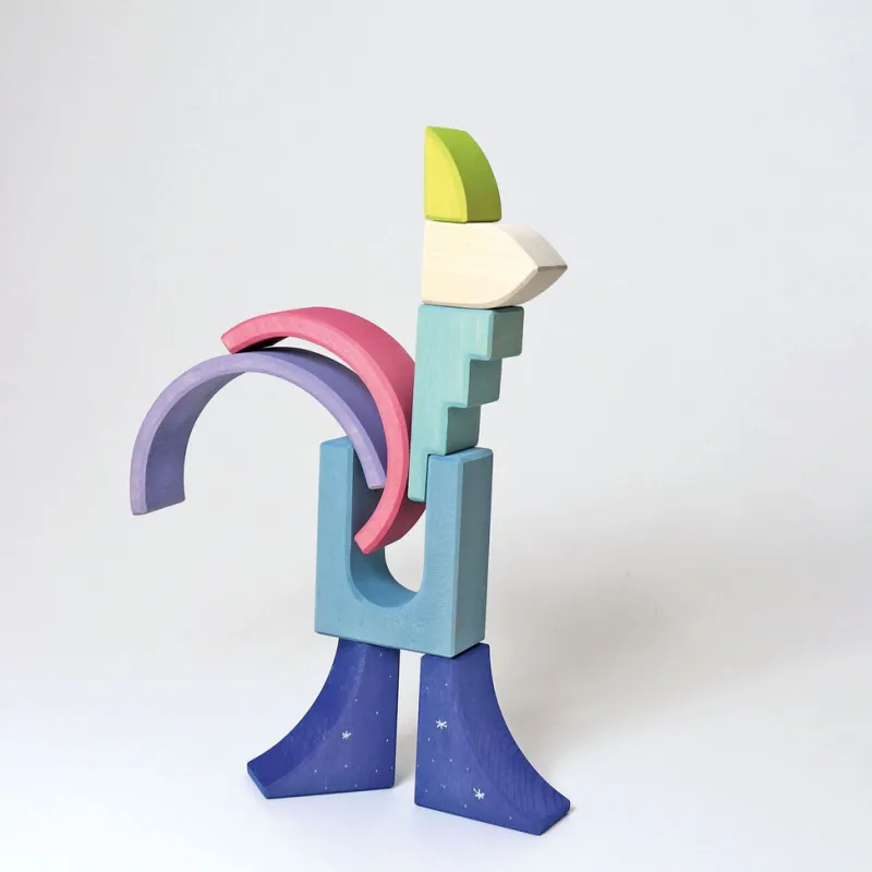 Grimm's Building World Polar Light Block Set>Grimms Best