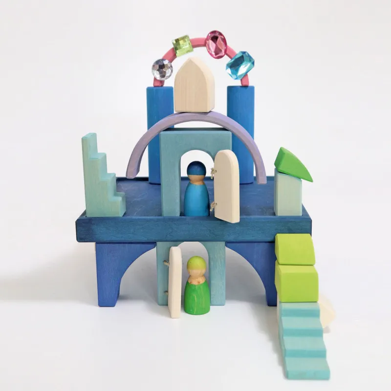 Grimm's Building World Polar Light Block Set>Grimms Best
