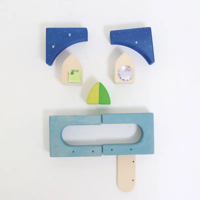 Grimm's Building World Polar Light Block Set>Grimms Best