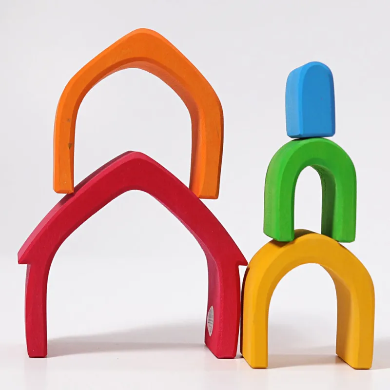 Grimm's Colorful House Stacker>Grimms Sale