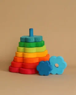 Grimm's Flower Stacking Tower>Grimms Outlet