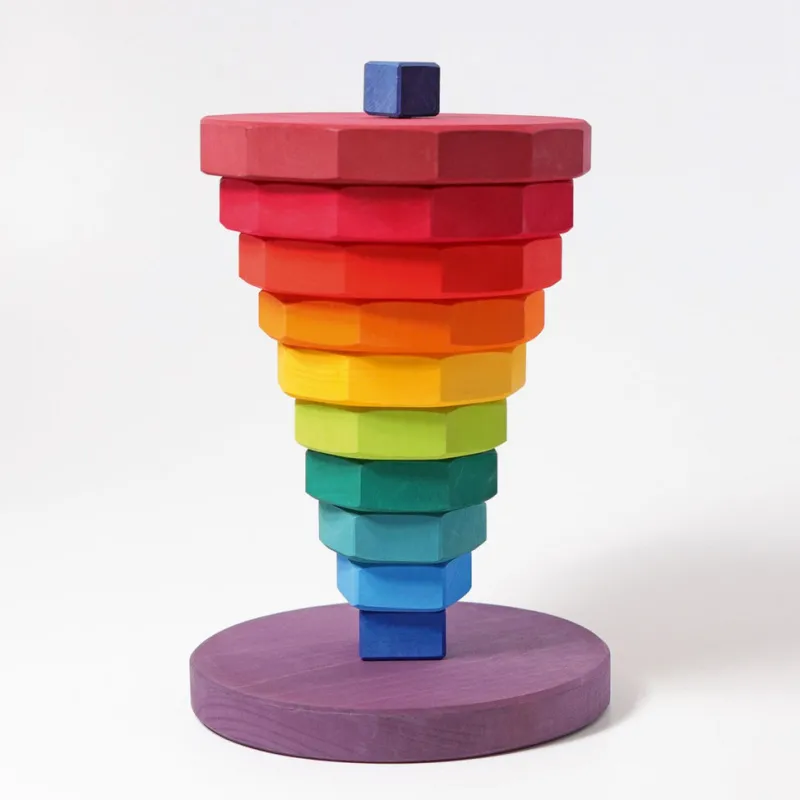 Grimm's Giant Geometrical Stacking Tower>Grimms Outlet