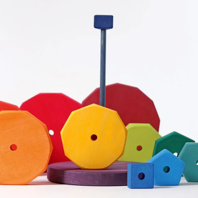 Grimm's Giant Geometrical Stacking Tower>Grimms Outlet