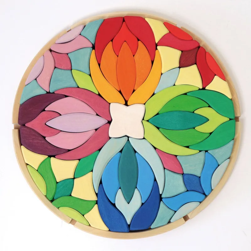 Grimm's Lara Circle Flower Building Set>Grimms New