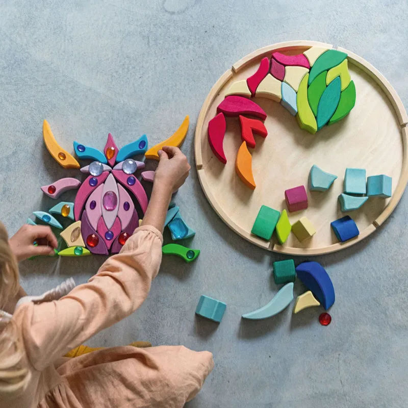 Grimm's Lara Circle Flower Building Set>Grimms New