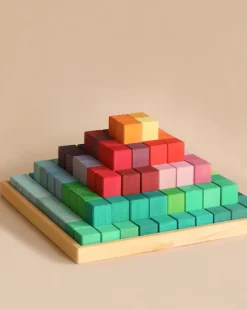 Grimm's Large Stepped Pyramid Block Set>Grimms Sale
