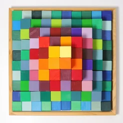 Grimm's Large Stepped Pyramid Block Set><noscript><img width=