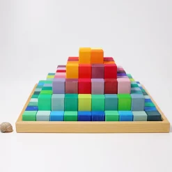 Grimm's Large Stepped Pyramid Block Set><noscript><img width=