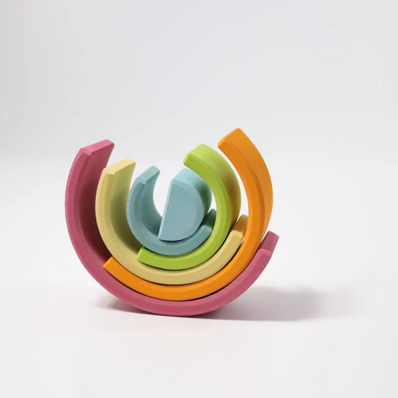 Grimm's Rainbow Pastel Stacker>Grimms Clearance