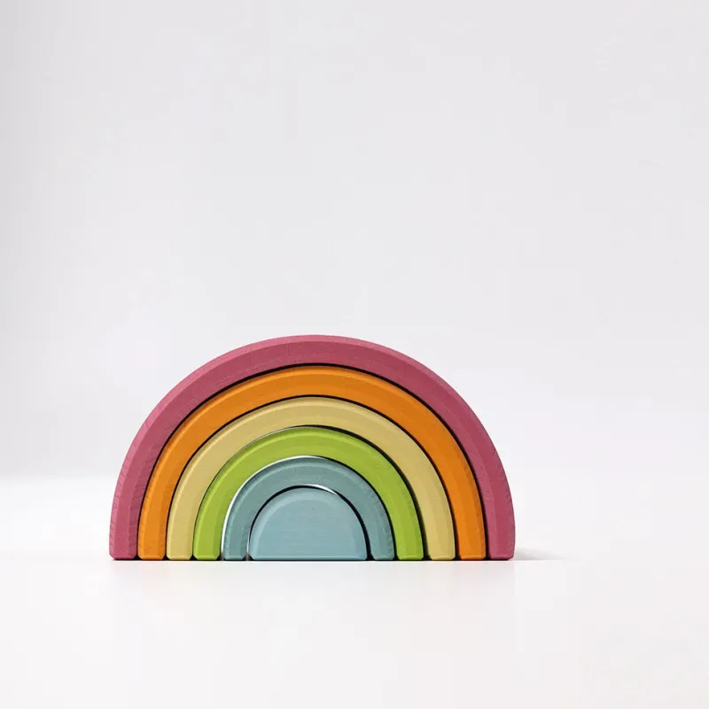 Grimm's Rainbow Pastel Stacker>Grimms Clearance