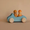 Grimm's Wooden Blue Convertible Car>Grimms Clearance