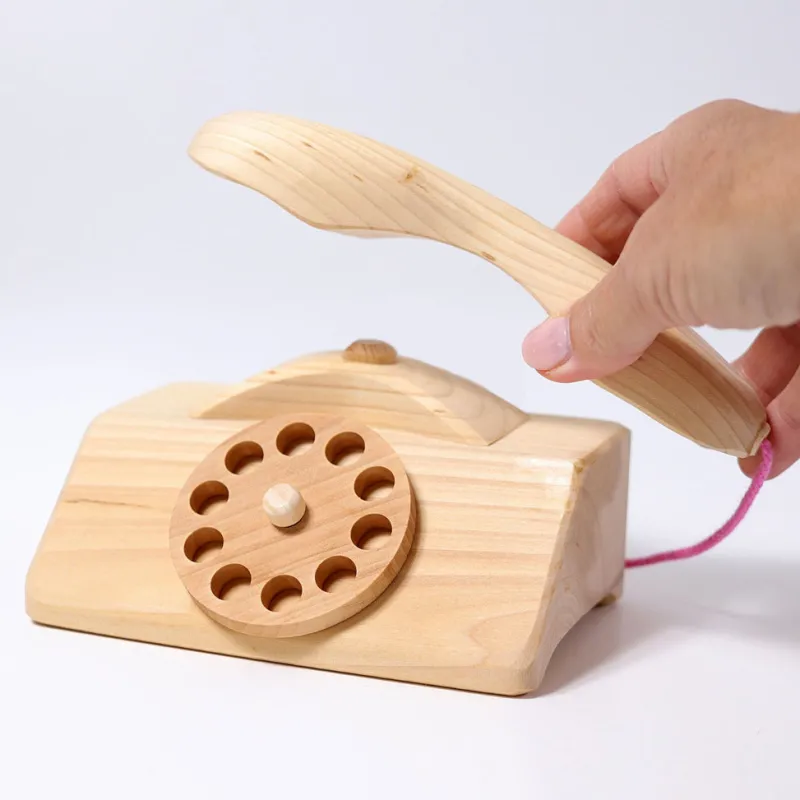 Grimm's Wooden Telephone>Grimms Sale