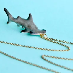 Hammerhead Shark Necklace><noscript><img width=
