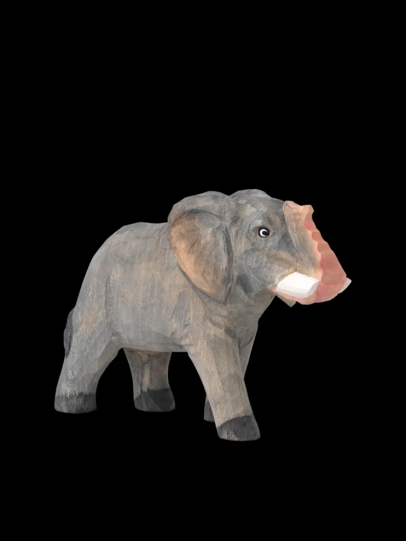 Hand Carved Wooden Elephant>Ferm Living Sale