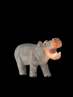 Hand Carved Wooden Hippo>Ferm Living Best