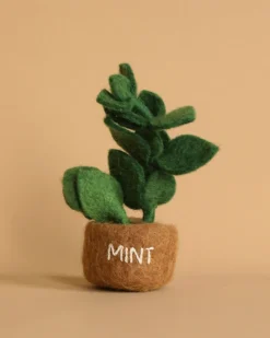Handmade Felt Herb Pot><noscript><img width=