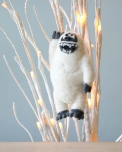 Handmade Felt Yeti Christmas Tree Ornament>Felt So Good Best