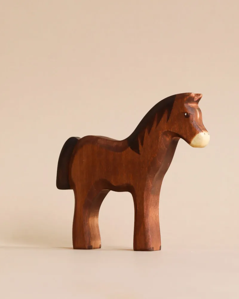 Handmade Dark Brown Horse>Holzwald Sale