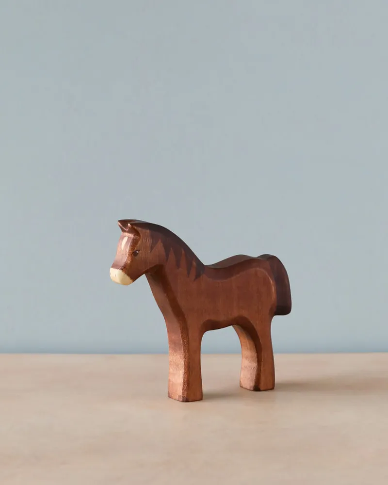 Handmade Dark Brown Horse>Holzwald Sale