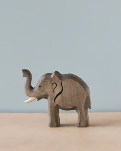 Handmade Elephant - Trunk Raised>Holzwald Online