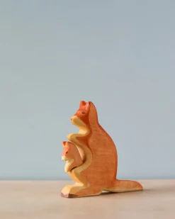 Handmade Kangaroo With Baby></noscript>Holzwald Sale