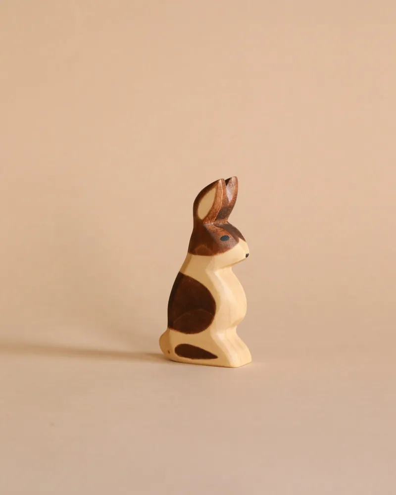 Handmade Standing Spotted Rabbit>Holzwald Hot