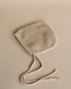 Handmade Merino Wool Newborn Bonnet - Sand>HVID Best