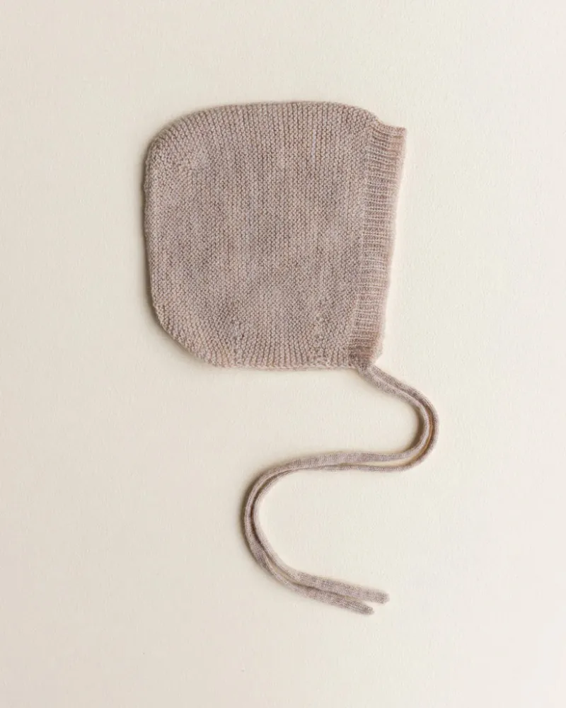 Handmade Merino Wool Newborn Bonnet - Sand>HVID Best