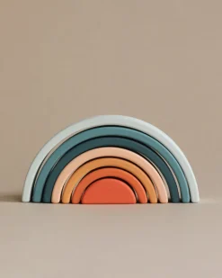 Handmade Mini Rainbow Stacker - Lagoon>SABO concept Best