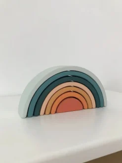 Handmade Mini Rainbow Stacker - Lagoon><noscript><img width=