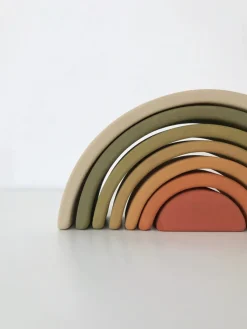 Handmade Mini Rainbow Stacker - Flower Meadow><noscript><img width=