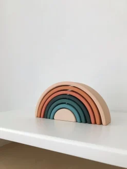 Handmade Mini Rainbow Stacker - Tropics><noscript><img width=