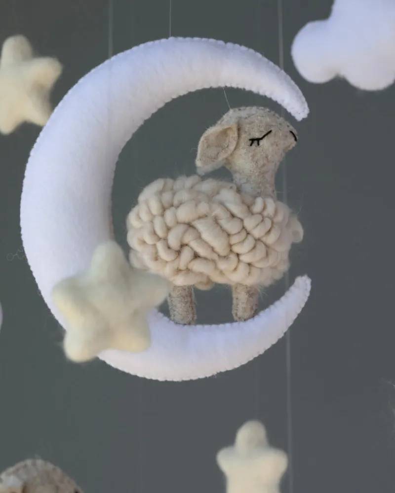 Handmade Mobile - Little Sheep - Final Sale>GGC Clearance