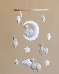 Handmade Mobile - Little Sheep - Final Sale>GGC Clearance