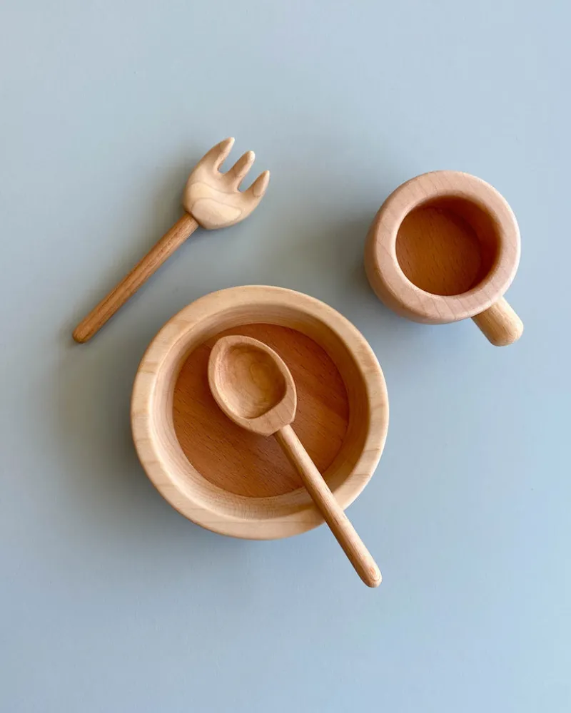 Handmade Pretend Dinnerware Set>Tateplota Sale