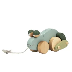 Handmade Pull Along Frog Toy>Friendly toys New