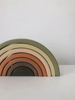 Handmade Rainbow Stacker - Olive><noscript><img width=