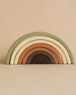 Handmade Rainbow Stacker - Olive><noscript><img width=