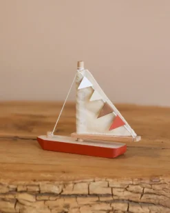Handmade Small Wooden Boat>SABO concept Hot