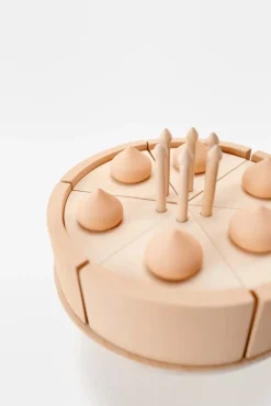 Handmade Strawberry Layer Cake On A Stand><noscript><img width=